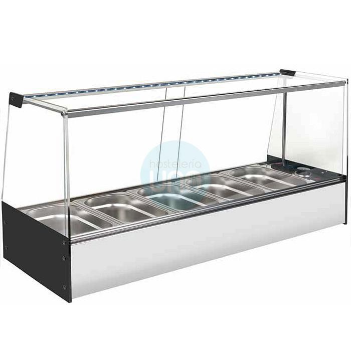 Vitrina Rerigerada de Comidas para Llevar, 1,2 Metros, 6 Cubetas, Motor Externo, Puertas Correderas, LED, VGFCL136 Vitrina Rerigerada de Comidas para Llevar, 1,2 Metros, 6 Cubetas, Motor Externo, Puertas Correderas, LED, VGFCL136