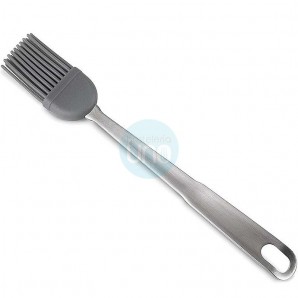 Pincel de Cocina de Silicona, Mango Acero inoxidable, Longitud 24 cm, Lacor