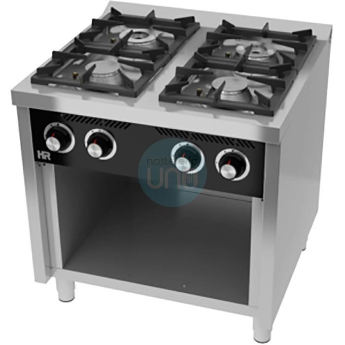 Cocina a Gas con Mueble, 4 Fuegos, 80 cm Ancho, Fondo 75 cm, HR Fainca HRC4F750E Cocina a Gas con Mueble, 4 Fuegos, 80 cm Ancho, Fondo 75 cm, HR Fainca HRC4F750E