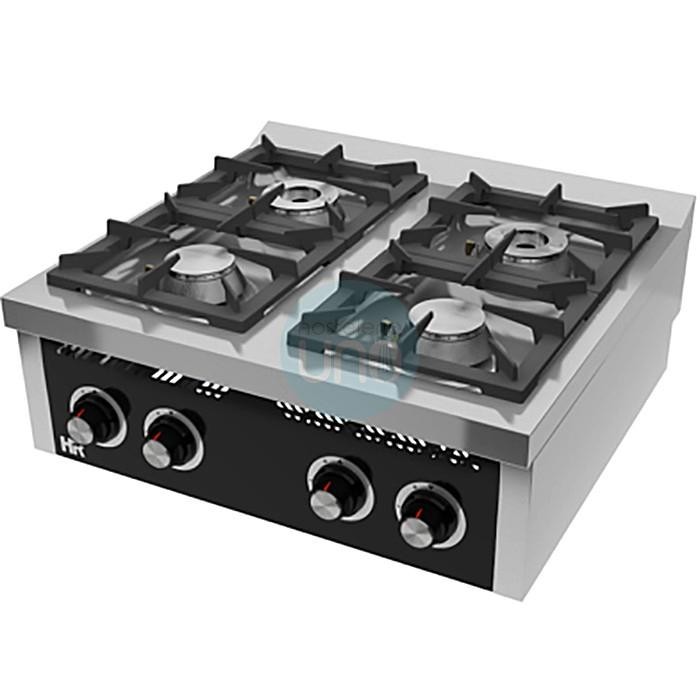 Cocina a Gas con Sobremesa, 4 Fuegos, 80 cm Ancho, Fondo 75 cm, HR Fainca HRC4F750S Cocina a Gas con Sobremesa, 4 Fuegos, 80 cm Ancho, Fondo 75 cm, HR Fainca HRC4F750S