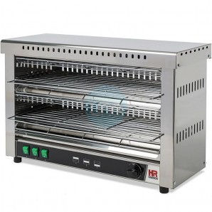 Tostador con Temporizador, 2 Pisos, 63 cm Ancho, Resistencias de Cuarzo, HRT09CON