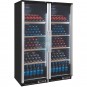Armario de Vino Vertical, 2 Temperaturas, 188 botellas, 4 Estantes de Madera, Eutron WR600E2