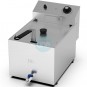 Freidora Eléctrica Trifásica, 8 Litros Cuba Simple, Grifo de Vaciado, HR Fainca HRFD8LTRIFC