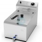 Freidora Eléctrica Sobremesa, 8 Litros Cuba Simple, Grifo de Vaciado, HR Fainca HRFD8L300