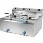 Freidora Eléctrica Sobremesa, 8+8 Litros Cuba Doble, Grifo de Vaciado, HR Fainca HRFD8L8L600