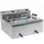Freidora Eléctrica Sobremesa, 20 Litros Cuba Grande, Grifo de Vaciado, HR Fainca HRFD20L600