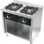Cocina a Gas con Mueble, 2 Fuegos, 80 cm Ancho, Fondo 60 cm, HR Fainca HRC2F600E