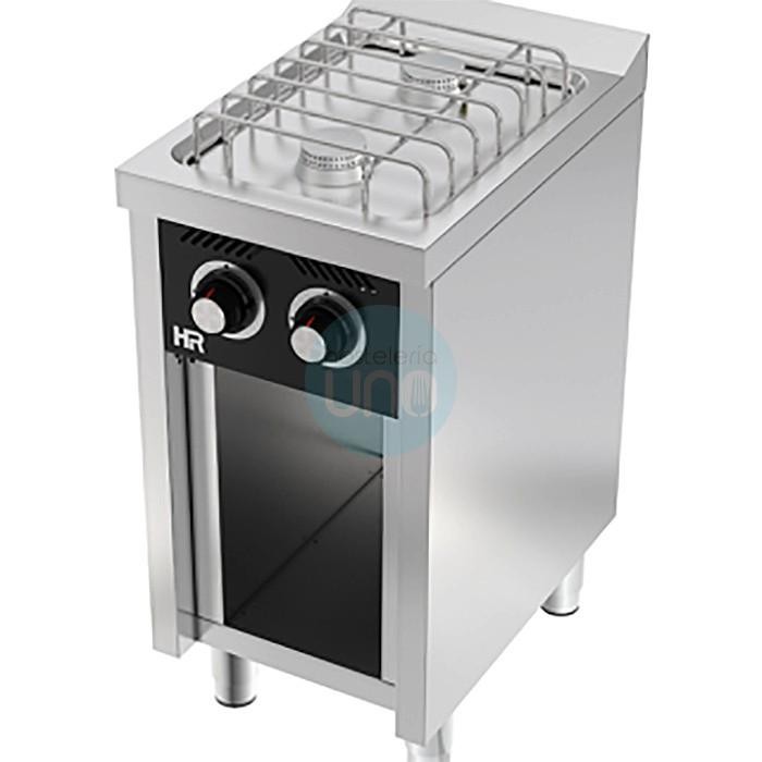 Cocina a Gas con Mueble, 2 Fuegos, 40 cm Ancho, Fondo 60 cm, HR Fainca HRCB2F600E Cocina a Gas con Mueble, 2 Fuegos, 40 cm Ancho, Fondo 60 cm, HR Fainca HRCB2F600E