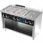 Cocina a Gas con Mueble, 6 Fuegos, 1,2 Metros Ancho, Fondo 60 cm, HR Fainca HRCB6F600E
