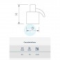 Tapón de Acero inoxidable con Cierre Hermético, Ø 3,5 cm, Longitud 8 cm, Fricosmos