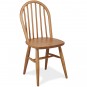 Silla de Madera de Haya Barnizada, Color Nogal, interior, MR-ROS1