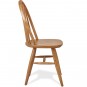 Silla de Madera de Haya Barnizada, Color Nogal, interior, MR-ROS1