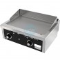 Frytop Acero Rectificado a Gas 80x60 cm, 2 Quemadores, Sobremesa, HR Fainca HRFT6008S