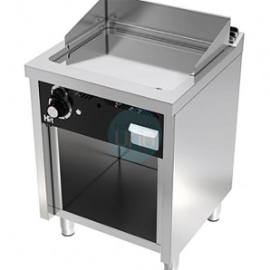 Frytop Cromo Duro a Gas 60x60 cm, 1 Quemador, con Mueble, HR Fainca FT6006ECR