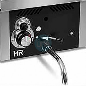 Freidora a Gas de Sobremesa, 2 Cubas de 8 Litros, Grifo Vaciado, HRG8L8L600S