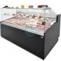 Vitrina Expositora Refrigerada Negra, 2,5 Metros Ancho, Fondo 1,1 Metros, Frío Ventilado, CHVRV250XL