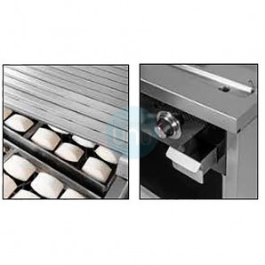 Barbacoa a Gas de Pie con Mueble, Piedra Volcánica, 2 Quemadores, 80 cm Ancho, Fondo 60 cm, HR Fainca HRB6008E