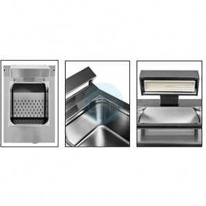 Calentador Mantenedor de Fritos Eléctrico, con Mueble, Fondo 60 cm, HR Fainca HR6004E