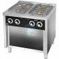 Cocina a Gas con Mueble, 4 Fuegos, 80 cm Ancho, Fondo 75 cm, HR Fainca HRB4F750E