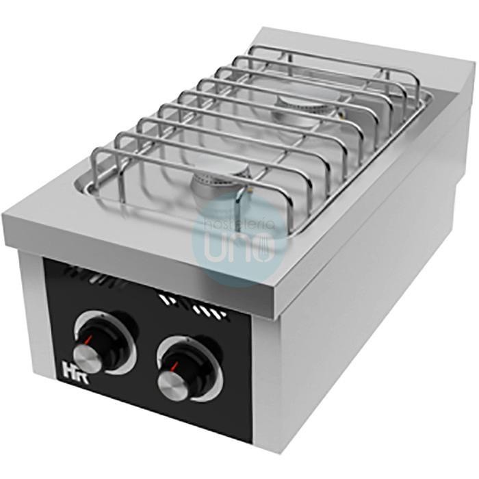 Cocina a Gas Sobremesa, 2 Fuegos, 40 cm Ancho, Fondo 75 cm, HR Fainca HRB2F750S Cocina a Gas Sobremesa, 2 Fuegos, 40 cm Ancho, Fondo 75 cm, HR Fainca HRB2F750S