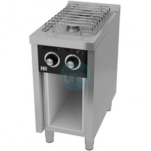 Cocina a Gas con Mueble, 2 Fuegos, 40 cm Ancho, Fondo 75 cm, HR Fainca HRB2F750E