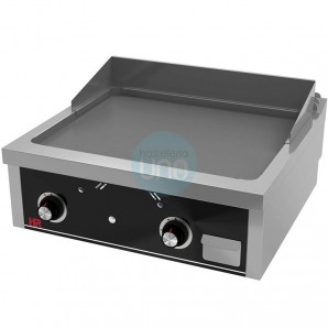 Frytop Acero Rectificado a Gas 80x75 cm, 2 Quemadores, Sobremesa, Fondo 75 cm, HR Fainca FT7508S