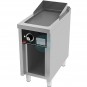 Frytop Cromo Duro a Gas, Placa 40x75 cm, 1 Quemador, Fondo 75 cm, HR Fainca FT7504ECR