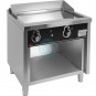 Frytop Cromo Duro a Gas, Placa 80x75 cm, 2 Quemadores, Fondo 75 cm, HR Fainca FT7508ECR