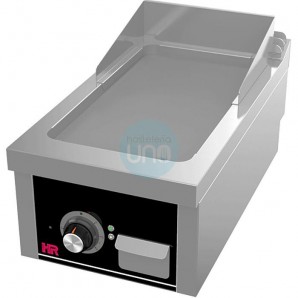 Frytop Eléctrico Trifásico Placa 40x75 cm Rectificada, Sobremesa, 1 Quemador, Fondo 75 cm, HR Fainca FTE7504S