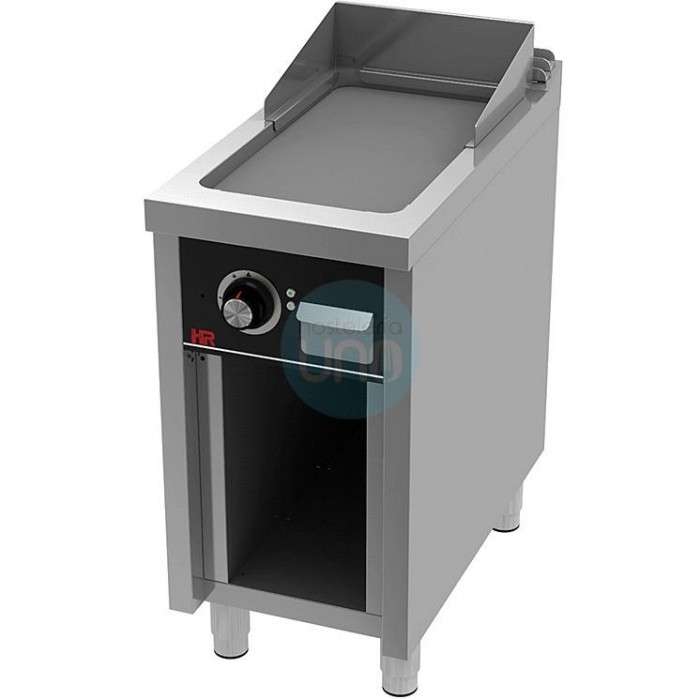 Frytop Eléctrico Trifásico Placa 40x75 cm Rectificada, con Mueble, 1 Quemador, Fondo 75 cm, HR Fainca FTE7504E Frytop Eléctrico Trifásico Placa 40x75 cm Rectificada, con Mueble, 1 Quemador, Fondo 75 cm, HR Fainca FTE7504E