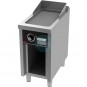 Frytop Eléctrico Trifásico Placa 40x75 cm Rectificada, con Mueble, 1 Quemador, Fondo 75 cm, HR Fainca FTE7504E