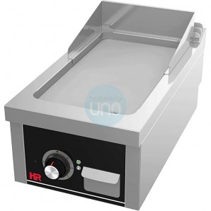 Frytop Eléctrico Trifásico Placa Cromo Duro 40x75 cm, Sobremesa, 1 Quemador, Fondo 75 cm, HR Fainca FTE7504SCR