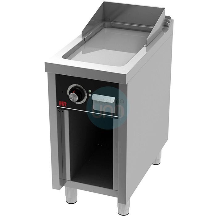 Frytop Eléctrico Trifásico Placa Cromo Duro 40x75 cm, con Mueble, 1 Quemador, Fondo 75 cm, HR Fainca FTE7504ECR Frytop Eléctrico Trifásico Placa Cromo Duro 40x75 cm, con Mueble, 1 Quemador, Fondo 75 cm, HR Fainca FTE7504ECR
