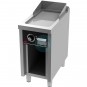 Frytop Eléctrico Trifásico Placa Cromo Duro 40x75 cm, con Mueble, 1 Quemador, Fondo 75 cm, HR Fainca FTE7504ECR
