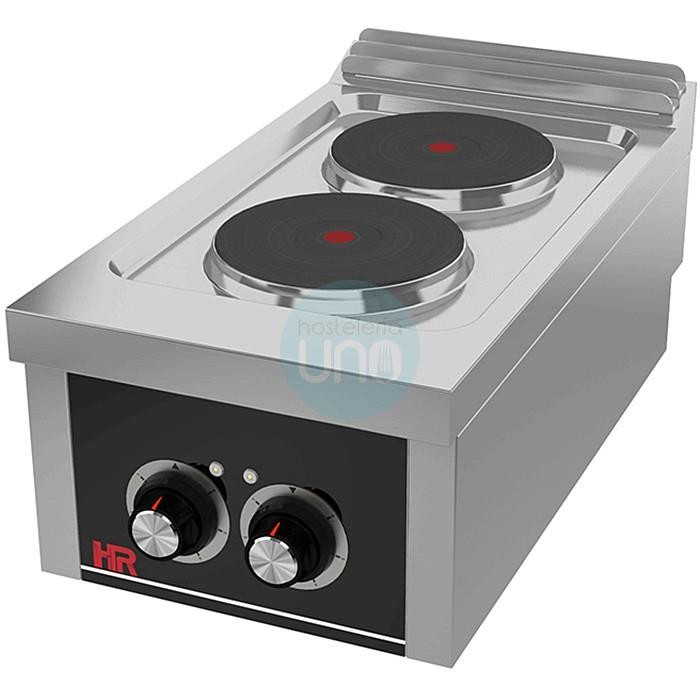 Cocina Eléctrica Sobremesa, 2 Placas, 40 cm Ancho, Fondo 75 cm, HR Fainca CE2P750S Cocina Eléctrica Sobremesa, 2 Placas, 40 cm Ancho, Fondo 75 cm, HR Fainca CE2P750S