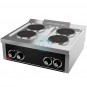 Cocina Eléctrica Trifásica, 4 Placas, 80 cm Ancho, Fondo 75 cm, HR Fainca CE4P750S
