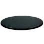 2 Tableros de mesa werzalit wer-uniart, negro 3190, 60 cms de diámetro - 2 unidades