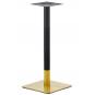 2 Bases de mesa versalles new 110 cudo, alta, dorada y negra, 45 x 45 cms, altura 110 cms - 2 unidades