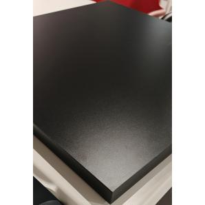 2 Tableros de melamina 30 mm, negro 10, 80 x 80 cms - 2 unidades