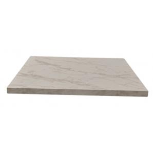 2 Tableros de melamina 30 mm, mármol carrara, 80 x 80 cms - 2 unidades