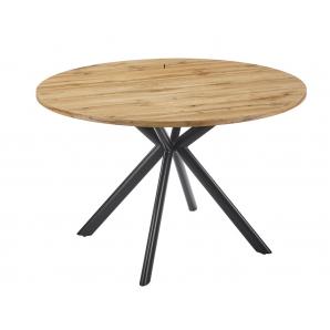 Mesa olite 120r, metal, madera, 120 cms de diámetro