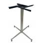 2 Bases de mesa paudy, acero inoxidable, base de 63 x 63 cms, altura 72 cms - 2 unidades
