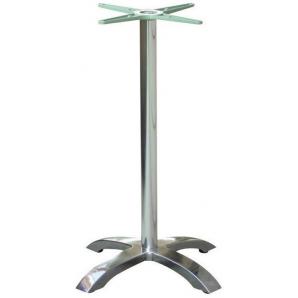 2 Bases de mesa milan 110, alta, 4 brazos, aluminio* - 2 unidades