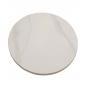 Mesa cavezzo, baja, blanca, tapa cerámica mármol blanco, 50 cms de diámetro