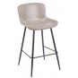 4 Taburetes samper, metal, similpiel vintage gris - 4 unidades