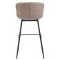4 Taburetes samper, metal, similpiel vintage gris - 4 unidades