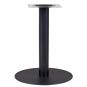 2 Bases de mesa bombay 60, tubo redondo, negra, base de acero de 8 mm. 60 cms de diámetro, altura 72 cms - 2 unidades