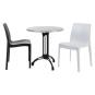 Base de mesa eiffel new, aluminio, 3 pies, negra, altura 70 cms