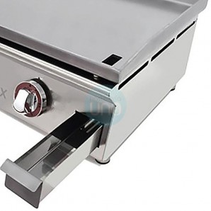 Plancha Eléctrica 80 cm Ancho, Fondo 45 cm, Trifásica, Acero Laminado 6 mm, Arilex AR80PEL