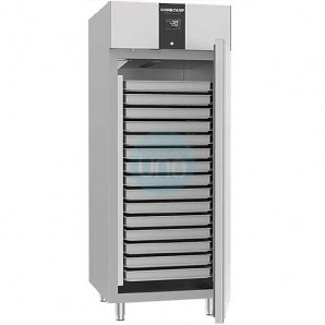Congelador Vertical Acero inoxidable, Cubetas 60x40 cm, Fondo 92 cm, ideal Pastelería, Puerta opaca, COR8001
